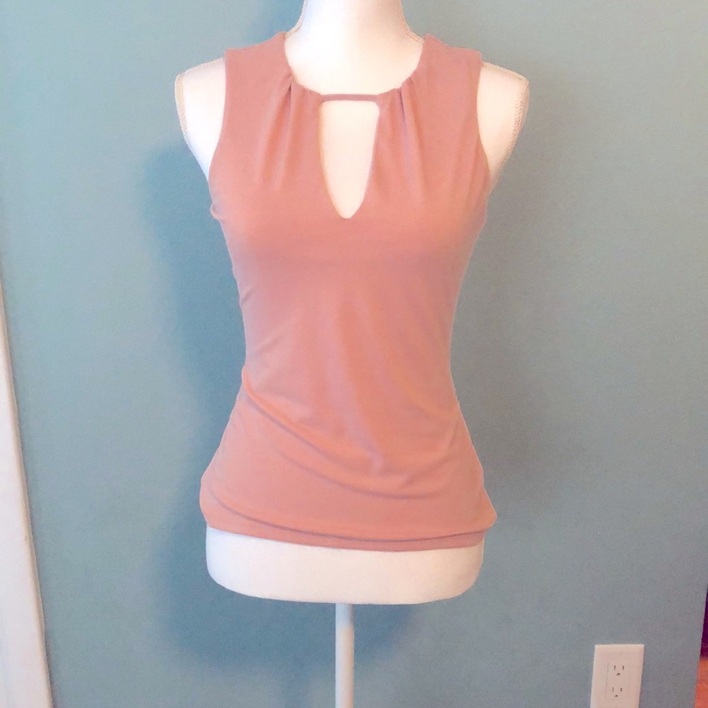 Extra small tight light pink shirt